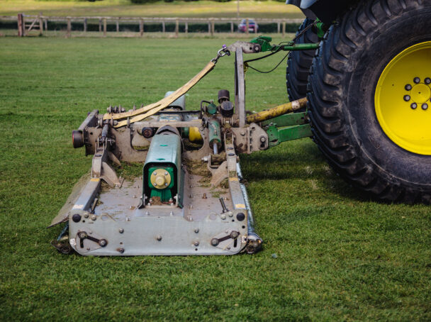 The Major roller mower leaves and impressive 15ft stripe