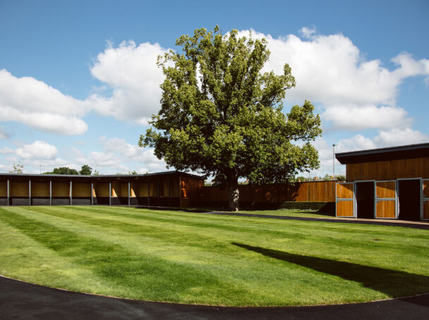 Using specialist turf we created a beautiful landscaped parade ring