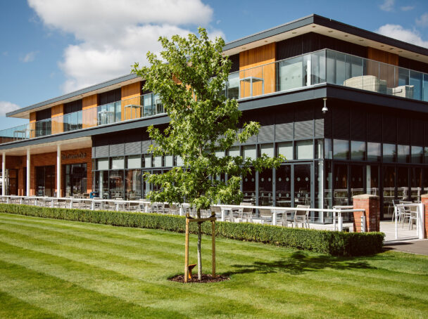 Keeping the grounds looking smart outside The Owners Club