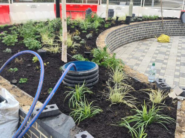 Landscaping for Residential project in Newbury Town centre